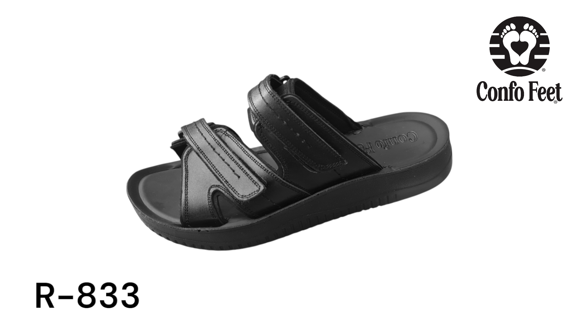 MULE CONFOFEET HOMME R-833-NOIR