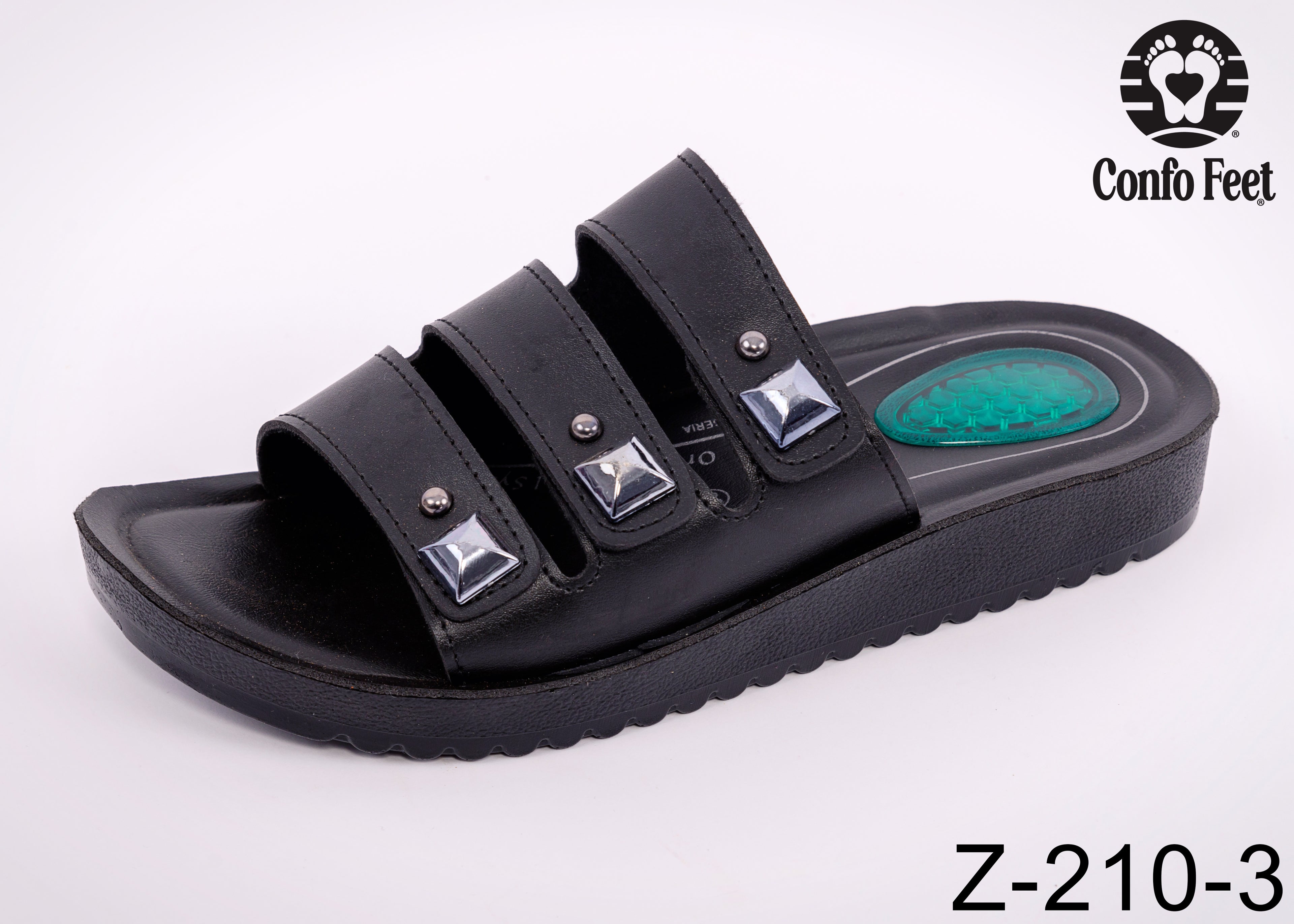 MULE CONFOFEET FEMME Z-210-3-NOIR
