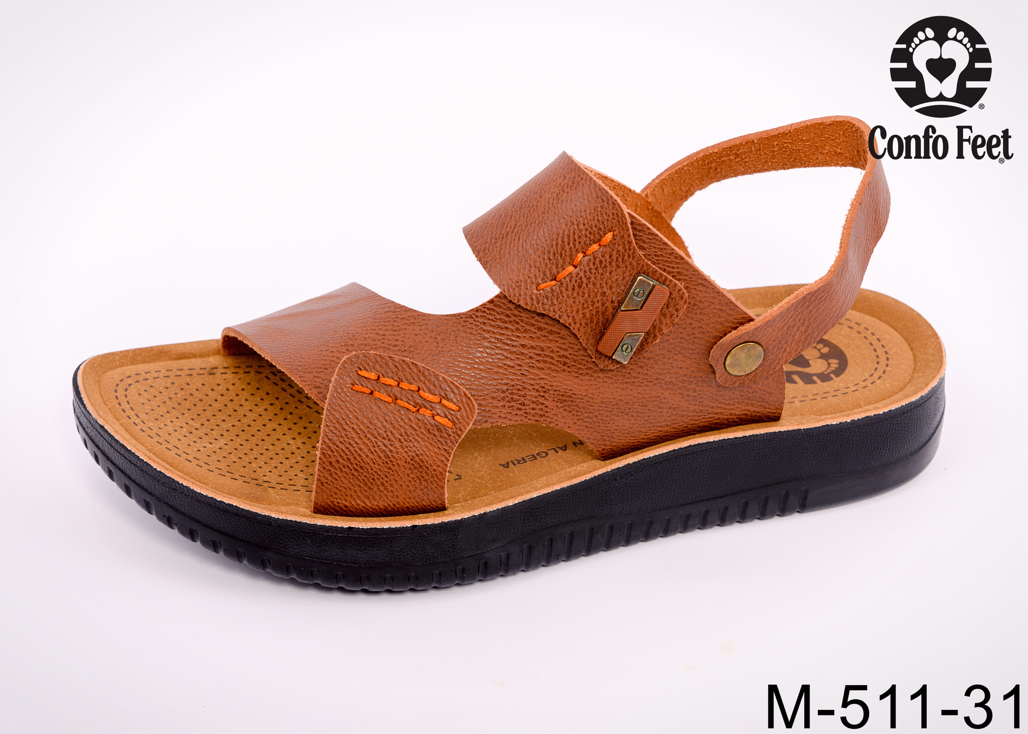 MULE CONFOFEET HOMME M-511-31-TABAC