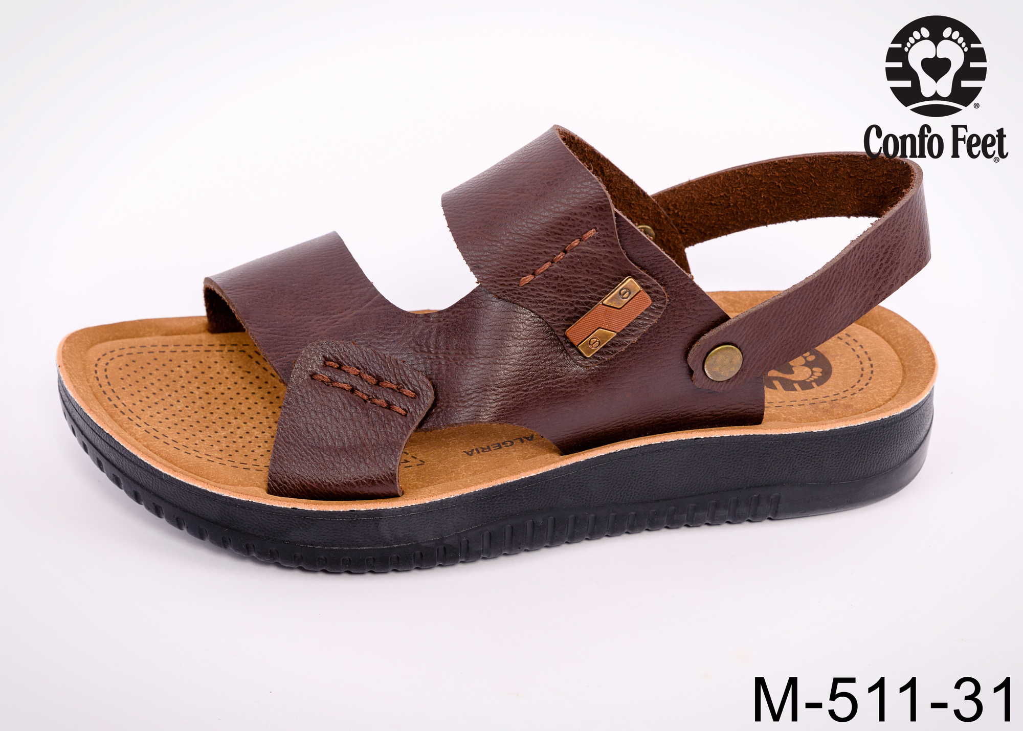 MULE CONFOFEET HOMME M-511-31-MARRON