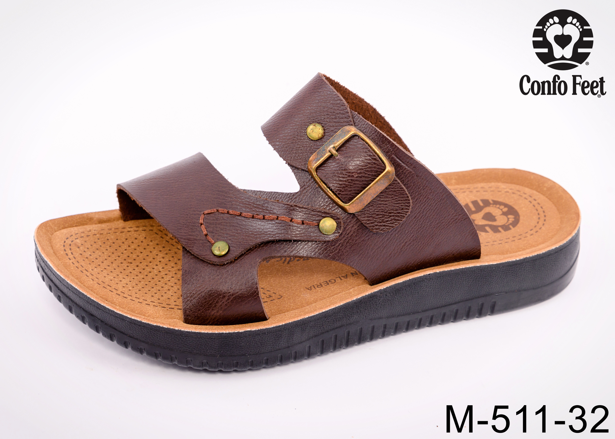 MULE CONFOFEET HOMME M-511-32-MARRON