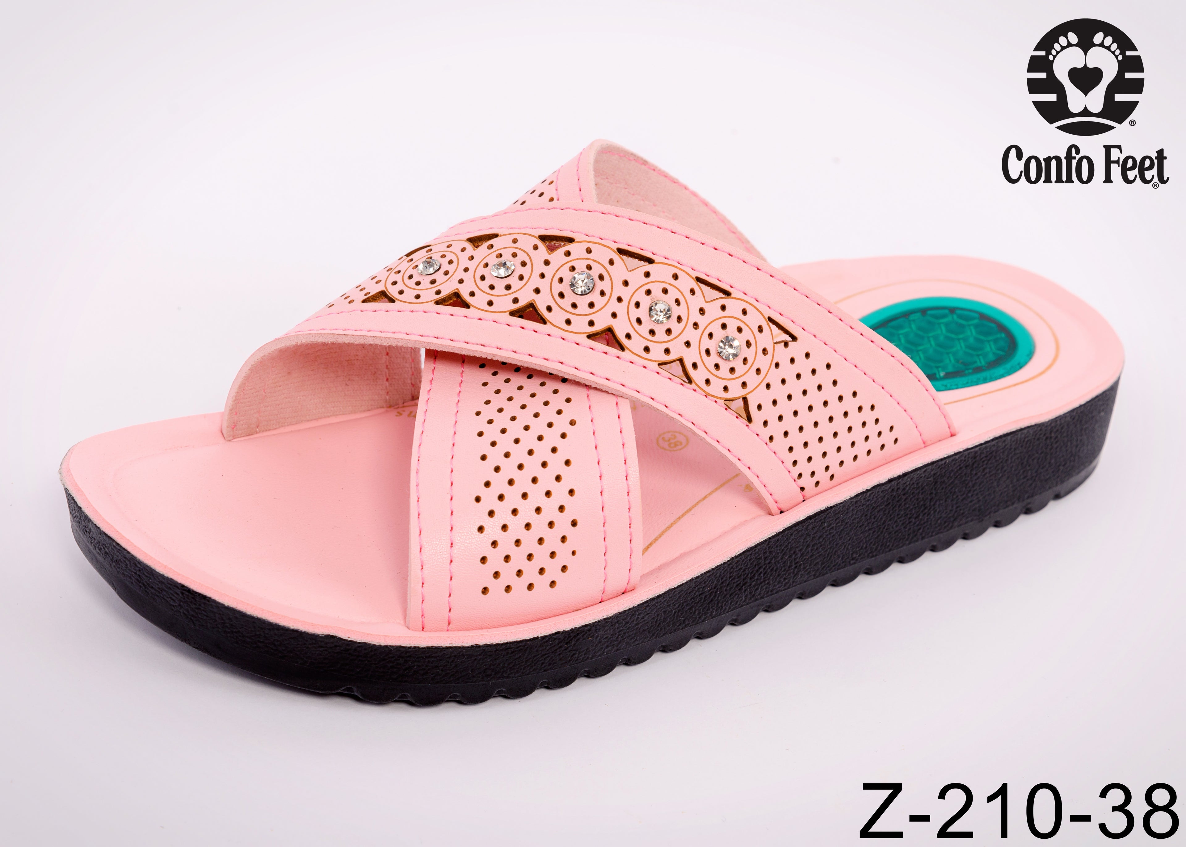 MULE CONFOFEET FEMME Z-210-38-ROSE